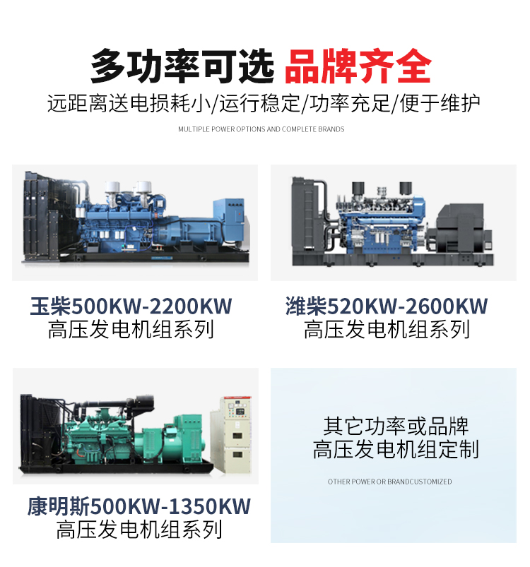 高壓輸出型發(fā)電機(jī)組 \